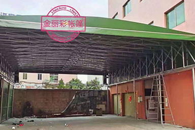 電動(dòng)推拉篷定制